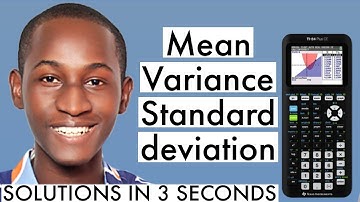 HOW TO FIND MEAN, VARIANCE AND STANDARD DEVIATION FAST IN TI-84 PLUS SCIENTIFIC CALCULATOR