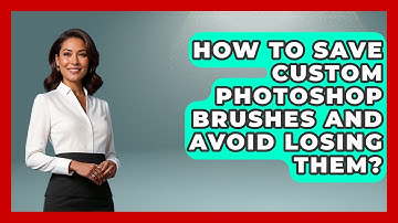 How To Save Custom Photoshop Brushes And Avoid Losing Them? - The Virtual Art Desk