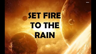 SET FIRE TO THE RAIN (TITANIUM mashup) // ADELE