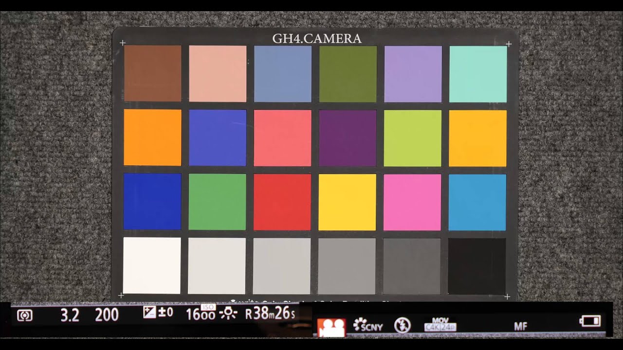 GH4 4K Cine Noise Test - Scenic 3200