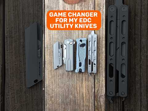 Game Changer for EDC Utility Knives  
