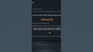 CSGO Başlatma Seçenekleri 2023! #shorts #csgo #cs2