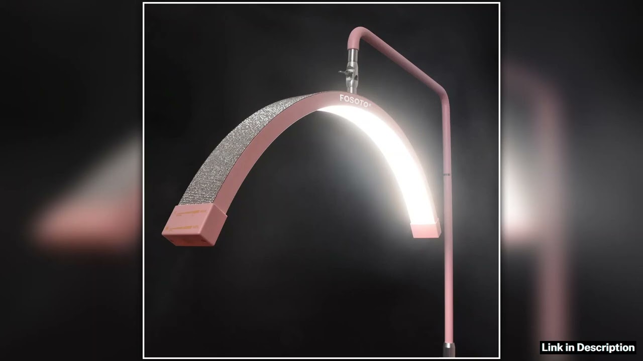 Fosoto Y16 28 Multidirectional HalfMoon Light LED Lash Light With Tripod Stand For Beauty Eyelash M