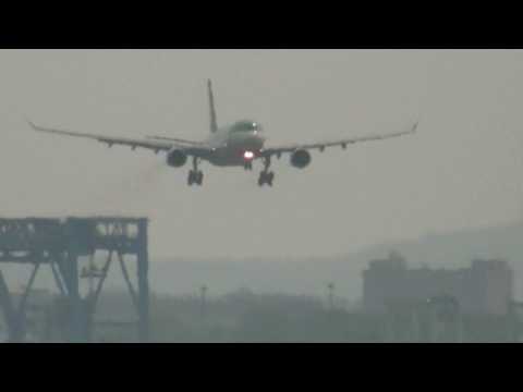 Aer Lingus Go Around Aborted Landing - too High an...