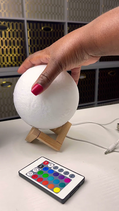 3D PRINTING MOON LIGHT  - Easy to set up