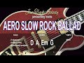 Aero slow rock ballad backing track in dbm 66 bpm