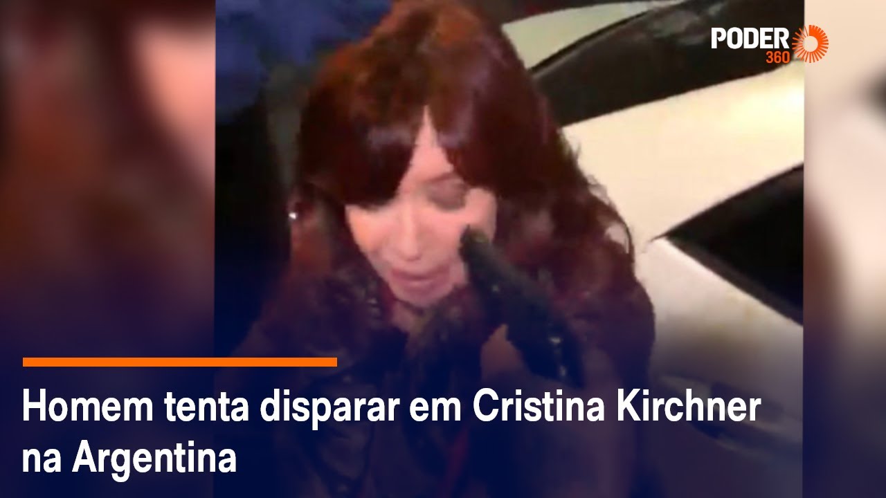 Homem tenta disparar em Cristina Kirchner na Argentina