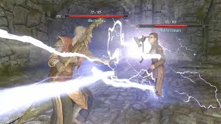 Skyrim Battles - Ildari Vs. Arch Mages, Nightlord Vampire, Zahkriisos, And More