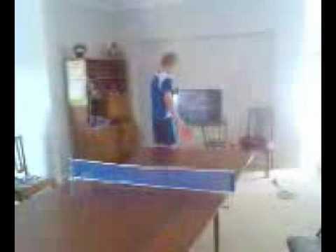 getting smashed table tennis match