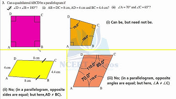 Understanding Quadrilaterals - Maths Class 8th - Ex 3.3 - Q3 & Q4 - Chapter 3 - NCERT - CBSE