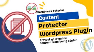 Content protector WordPress | Wp content copy protection