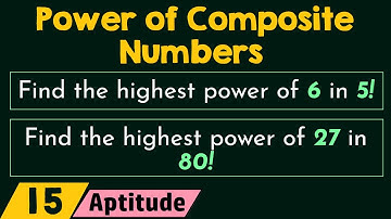 Macht van een samengesteld getal in een faculteit