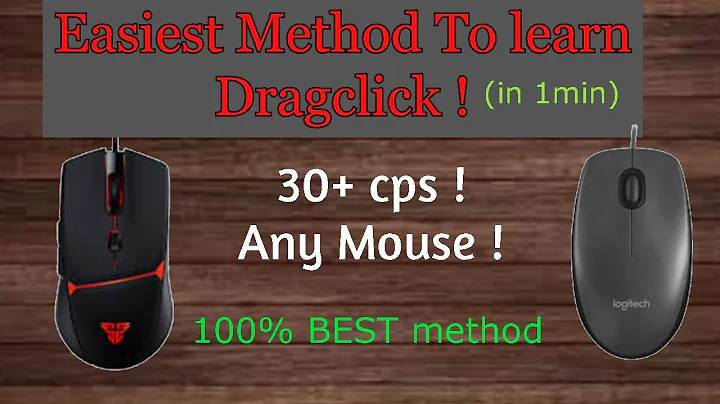 Fastest way to learn Dragclick on any mouse in 1 minute | No clickbait |