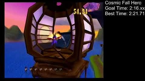 Spyro Enter the Dragonfly Banzai Speedway Time Attack in 1:21.18