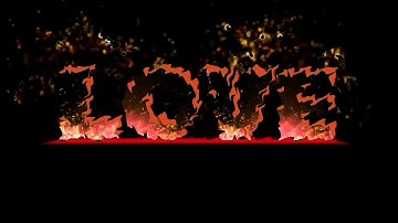 Fire 3D text effect animation Kinemaster tutorial || Tech Adi
