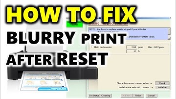 EPSON L120 L121 L220, L210, L360, XP220 ISSUE FIXED! Blurry or double print after waste inkpad reset