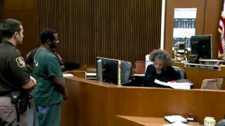 Judge Vonda Evans responds to defendant's F*%# bomb!