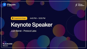 FIL Austin 22 | Keynote from Juan Benet