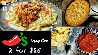 COPYCAT RECIPES! | Chili's 2 for $25: Salsa, Pasta & Cookie Skillet