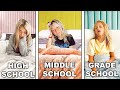 HIGH SCHOOL vs. MIDDLE SCHOOL vs. ELEMENTARY | BACK to SCHOOL MORNiNG ROUTiNE