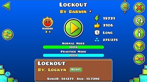 Geometry Dash: Lockout by Darwin (EPIC harder)
