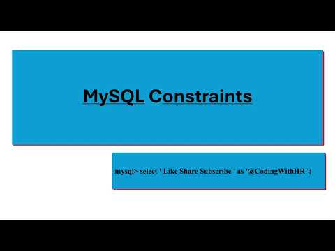 Constraints in SQL | Mastering MySQL Constraints: Ensuring Data Integrity and Accuracy