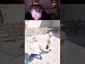 i got stabbed in the face!