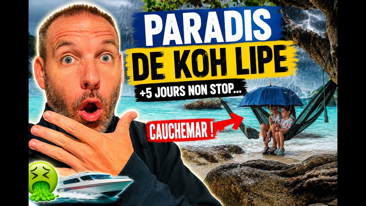On pensait arriver au PARADIS… Koh Lipe a viré au CAUCHEMAR 😭