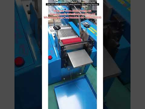 Steel Wire Rope Automatic Cutting Machine for Industrial Automation