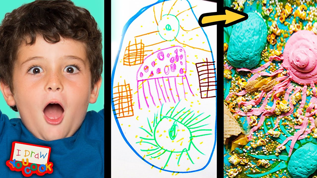Can These Chefs Turn This Sea Monster Drawing Into Sweet Desserts? Tasty
