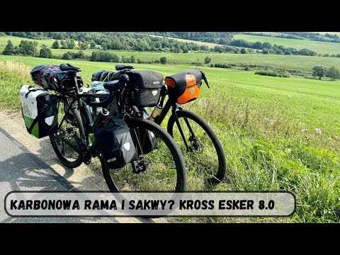 Rama karbonowa i bagażnik z sakwami, czy to dobry pomysł? Kross Esker 8.0
