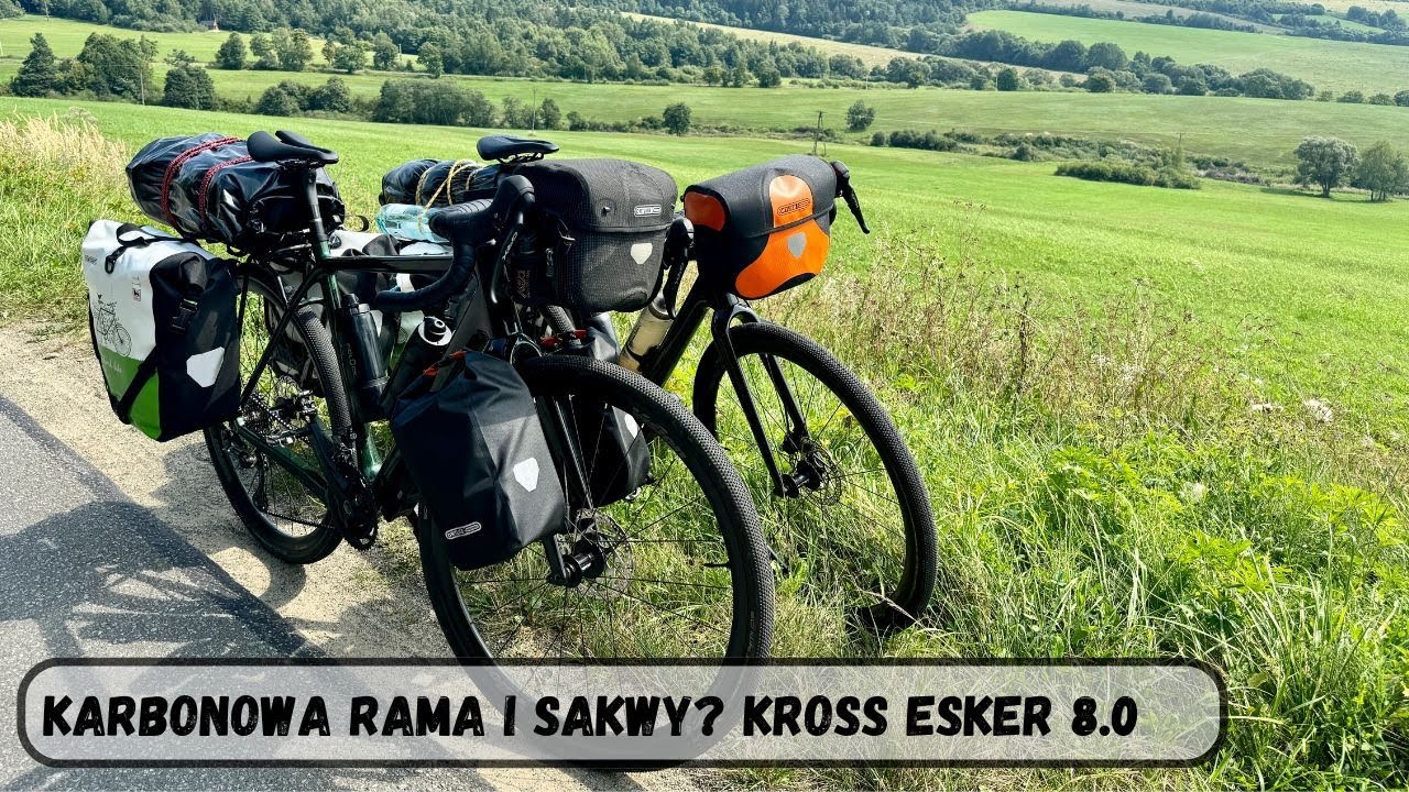 Rama karbonowa i bagażnik z sakwami, czy to dobry pomysł? Kross Esker 8.0