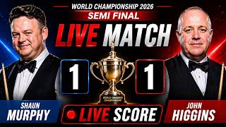🔴 Murphy vs Higgins LIVE | World Snooker Championship 2026 Semi-Final | Watchalong &amp; Live Scores