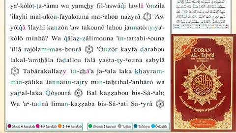 ختمة من مصحف التجويد باللغة الفرنسية الصفحة رقم 360