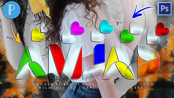 How To Make New Glass Font - How To Make New Multiply Color Glass Font In Ps Touch - Zarraq Creation