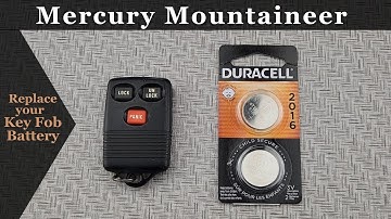 How to DIY Replace or Change a1993-1997 Mercury Mountaineer Key Remote Fob Battery