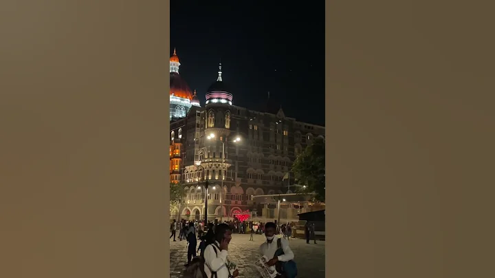 Taj hotel 😍mumbai night view🏞
