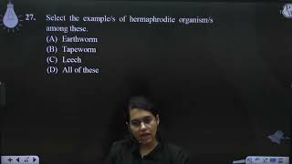 Select The Examples Of Hermaphrodite Organisms Among These.....