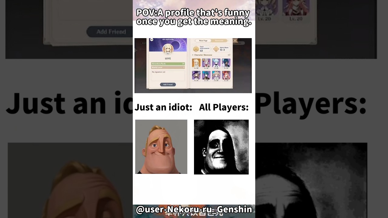 【原神】世界ランク1でも螺旋12−3までクリアできるものなの!? #shorts #原神 #genshinimpact #funny #旅人
