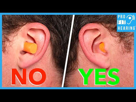 Ear Plugs? - How To Use Ear Plugs