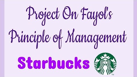 Business Studies Project File on " Fayol