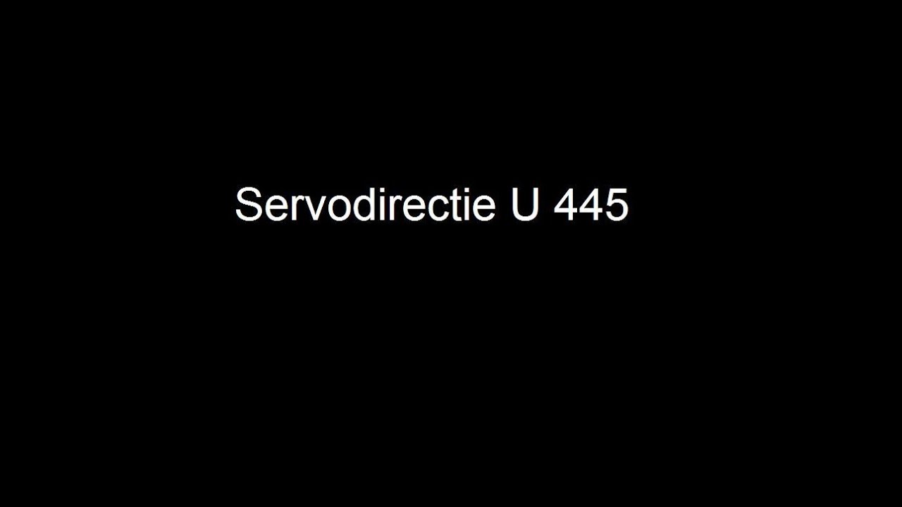 Servodirectie montata pe tractor Universal 445 ( hydraulic power steering U 445)