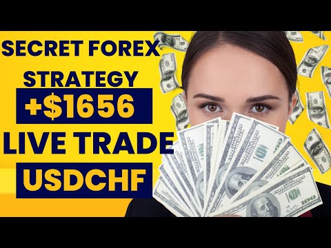 USDCHF Forex Trade: $1656 Profit LIVE | Copy My Winning Strategy