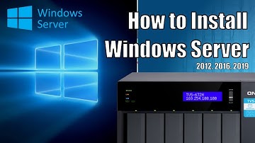 QNAP NAS - How to Install Windows Server 2016 and 2019