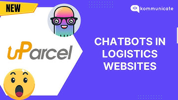 Chatbots in Logistics Websites | uParcel.sg | Kommunicate 2021