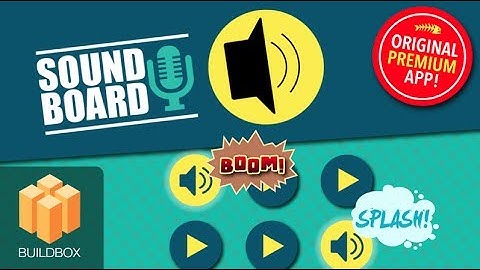 Soundboard App - BuildBox (BBDoc) Mobile Game Template For Reskinning