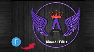 How yo make a professional logo in PixelLab || Professional logo making app