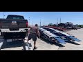 Our California hotshot car hauling day using a Dodge 5500 and a Kaufman EZ 4 trailer.
