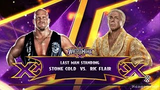 Wwe 2k15  Austin Vs Flair  Last Man Standing Match   Xbox One  Ps4 