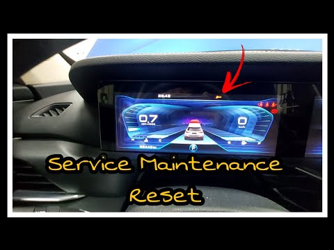 FAW Bestune T77 Service Maintenance Reset